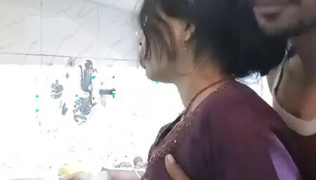 Frist time sex with bhabi ik kitchen sex