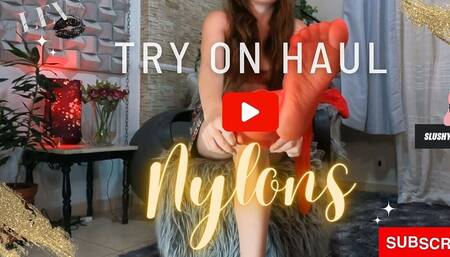 4K Transparent Lace Nylons Sheer Try on Haul in Skirt  Leverageurassets