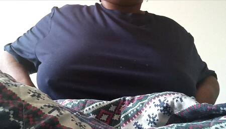 Watch me play with my huge tits