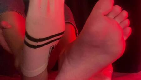 White socks, soft voice ,mesmerizing