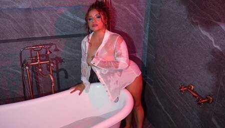 a nice shower after a long day