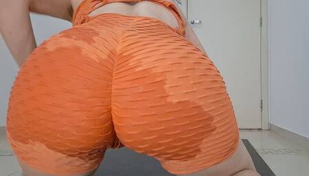 Wetting and Showing My Body with Tigh Clothes
