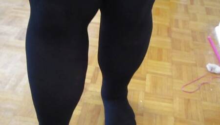 My black pantyhose slide show