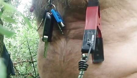 nipples training under rain