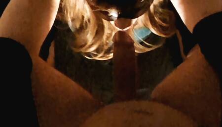 Passionate blowjob