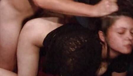 The best orgy in a French discotheque