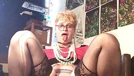 Slutty Sissy Faggot Dildo
