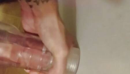Shy Puerto Rican College Student shows off his big thick throbbing Caribbean cock and cumshots