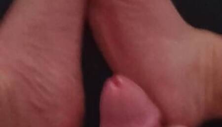 I jerk off and get my feet dirty