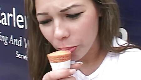 Teen Cuties Are Eager to Have a Taste of His Massive Schlong