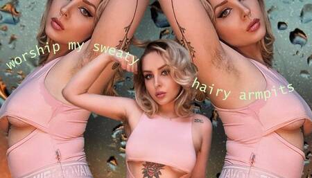 Worship My Swety Hairy armpits