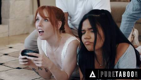 Unhappily Married Dilfs Grow Strong Desire for Stepdaughters Madi Collins & S...