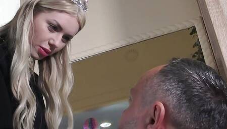 french mistress slapping and spitting