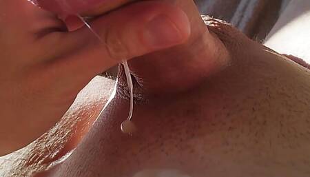Horny play in the morning with my gf toy