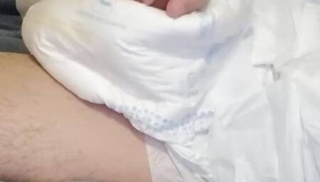 Twink ABDL Diaper Boy Masturbation