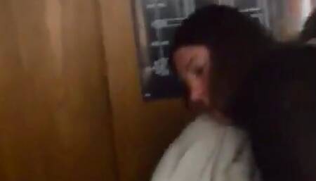 Ass Dimples & Cheeks Pounded on Her Stepsister Bed