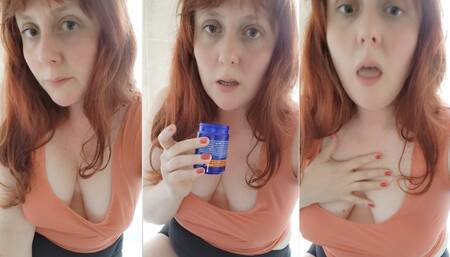 Inhaling eucalyptus and wheezing to clear chesty cough