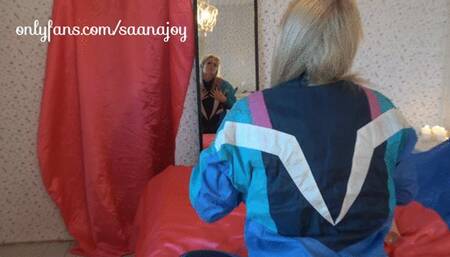 retro adidas and dildo