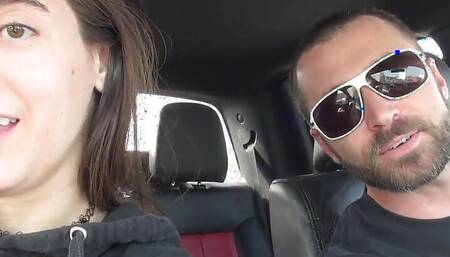 DTFSluts - Had sex in the car  with  Abbie Maley and James Deen