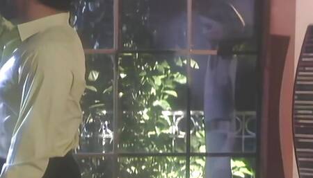 Confident Brunette Seduces a Man and Gets a Load of Cum on Her Face.