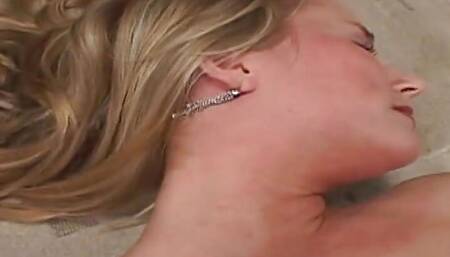 Sexy Blonde Babe Shelly Smith Giving a POV Handjob