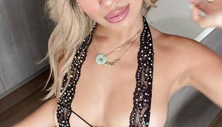 Gorgeous Latin And Asian Hottie Luna Luxe Showing Off Her Amazing Body In Sexy Lingerie