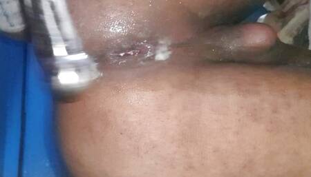 Anal fuck With Metal Rode