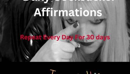 Daily Affirmations For Cock suckers