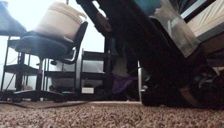 Teenie watches Giantess Vacuum in cute socks POV 1080