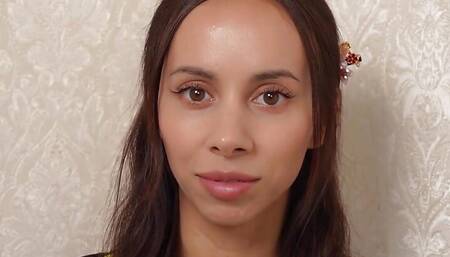 I'm Looking at the Camera in a Geisha Costume