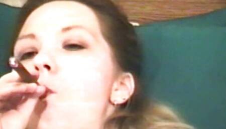 Cigar And Masturbating
