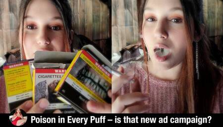 Real Smoking Girl stars in Poison in Every Puff