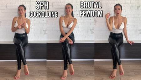 SPH, cuckolding, humiliation, brat domme GF