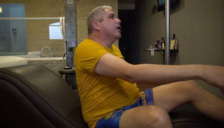 HARD SLAP KICK TO FACE PART 7 in the sofa