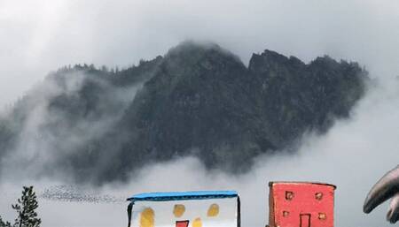 Tinies make mistake Building Home in Mountains 1080