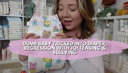 Dumb Baby Tricked Into Diaper Regression With JOI Teasing & Bullying