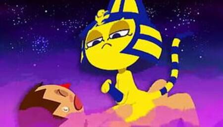 Ankha done by zone tan and minus 8