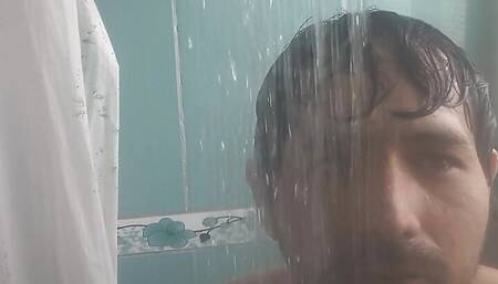 A COLD SHOWER BEFORE MASTURBATING