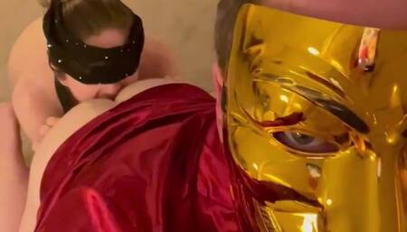 Masked MILF Sucks and Eats Ass - Creampie Ending