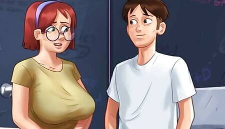 Summertime Saga Part 7 SCHOOL BATHROOM ENCOUNTER By MissKitty2K