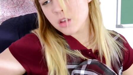 Teen Schoolgirl Cali Sparks Gets Dicked in Detention