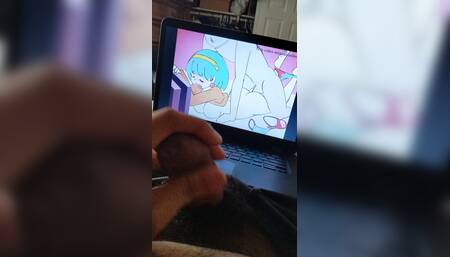 Masturbation cum tribute minus 8 Amelia Nintendo switch character
