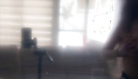 I Was Shooting a Video and I Realized That the Reflection on the Turned off TV Screen Was Really Very Sensual...