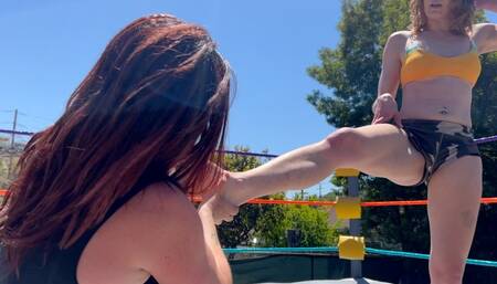 Stevie vs Tessa: Sock Wrestling