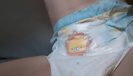 2 Diaper Wettings & Taking Them Off + Showing You What's Under Them