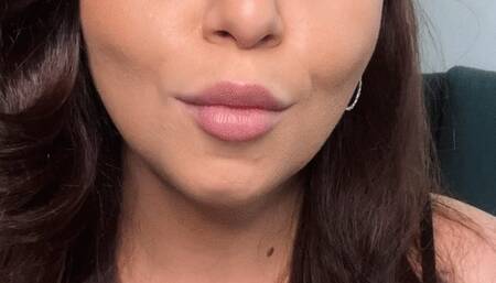 Close up smoking session while I talk dirty