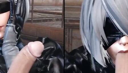 Nier 2b Best of Best Compilation with Sound 2019