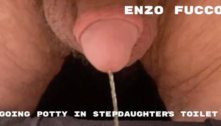 Step Dad Peeing In Step Daughter's Toilet
