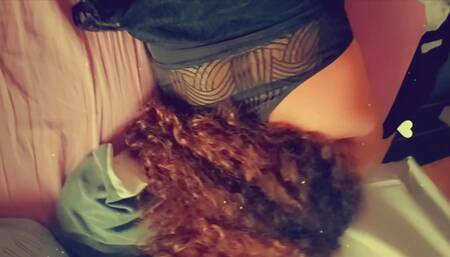 I invite my best friend Beurette to sleep to test my husband but it goes too far he her anal