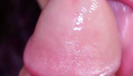 Close up amateur blowjob with cum in mouth